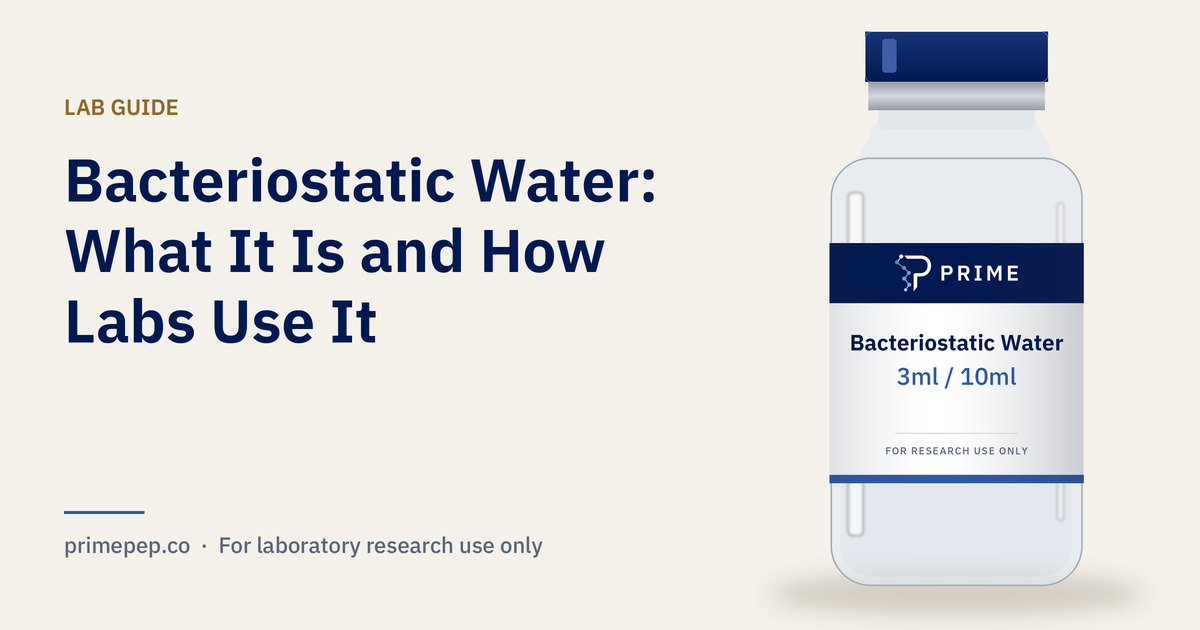 Bacteriostatic Water: What It Is and How Labs Use It