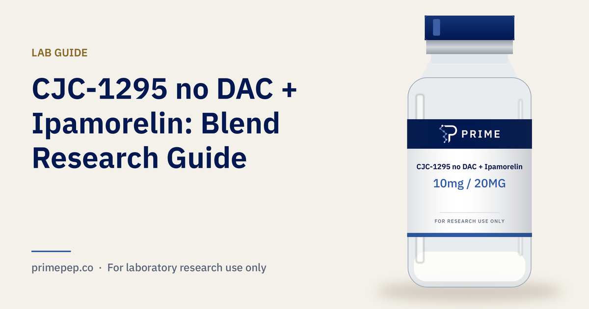 CJC-1295 no DAC + Ipamorelin: Blend Research Guide