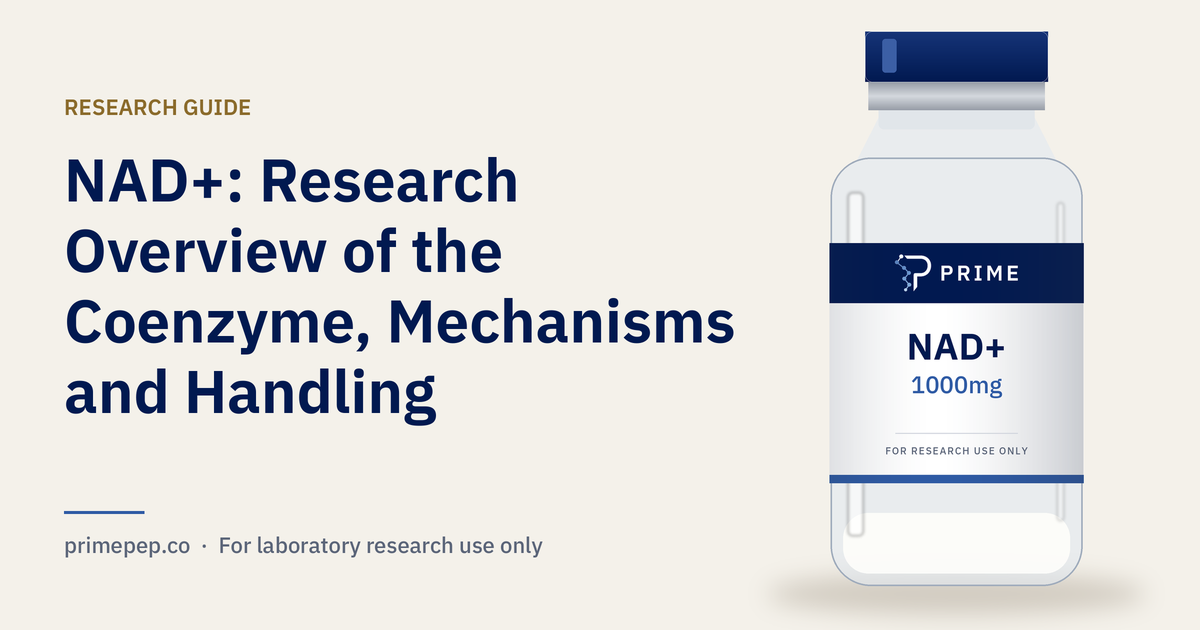 NAD+: Research Overview of the Coenzyme, Mechanisms and Handling