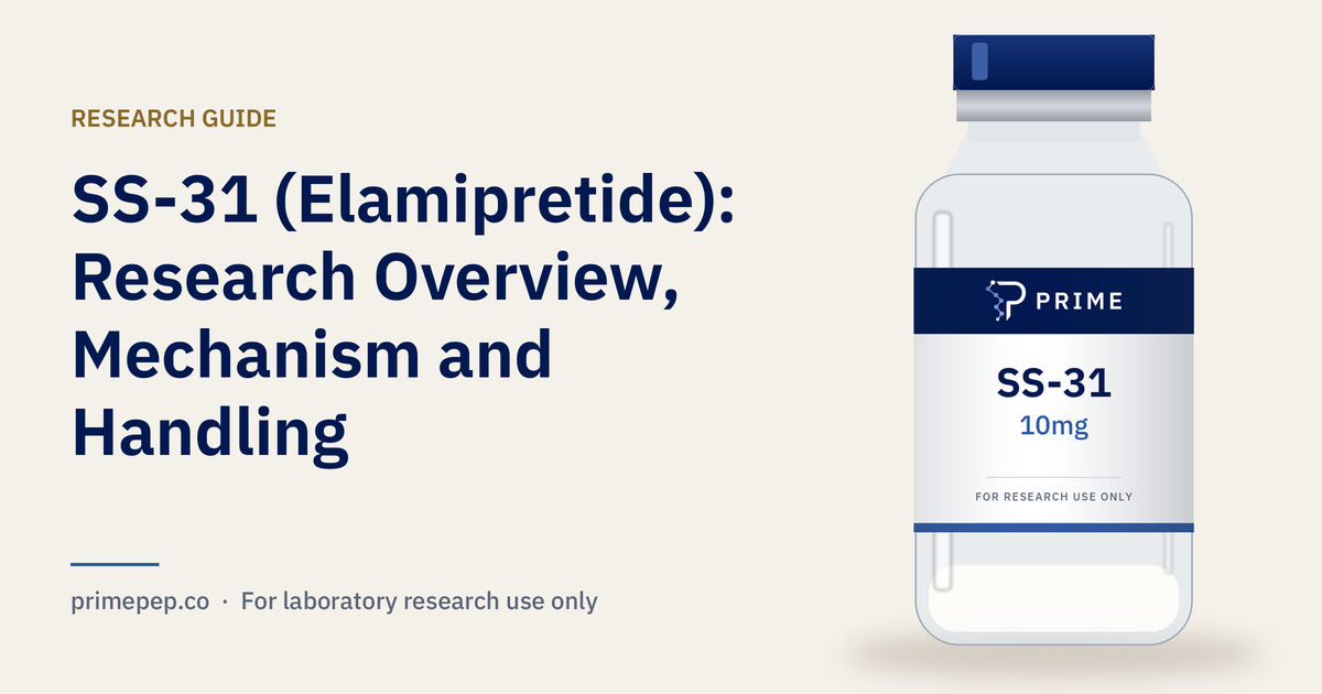 SS-31 (Elamipretide): Research Overview, Mechanism and Handling
